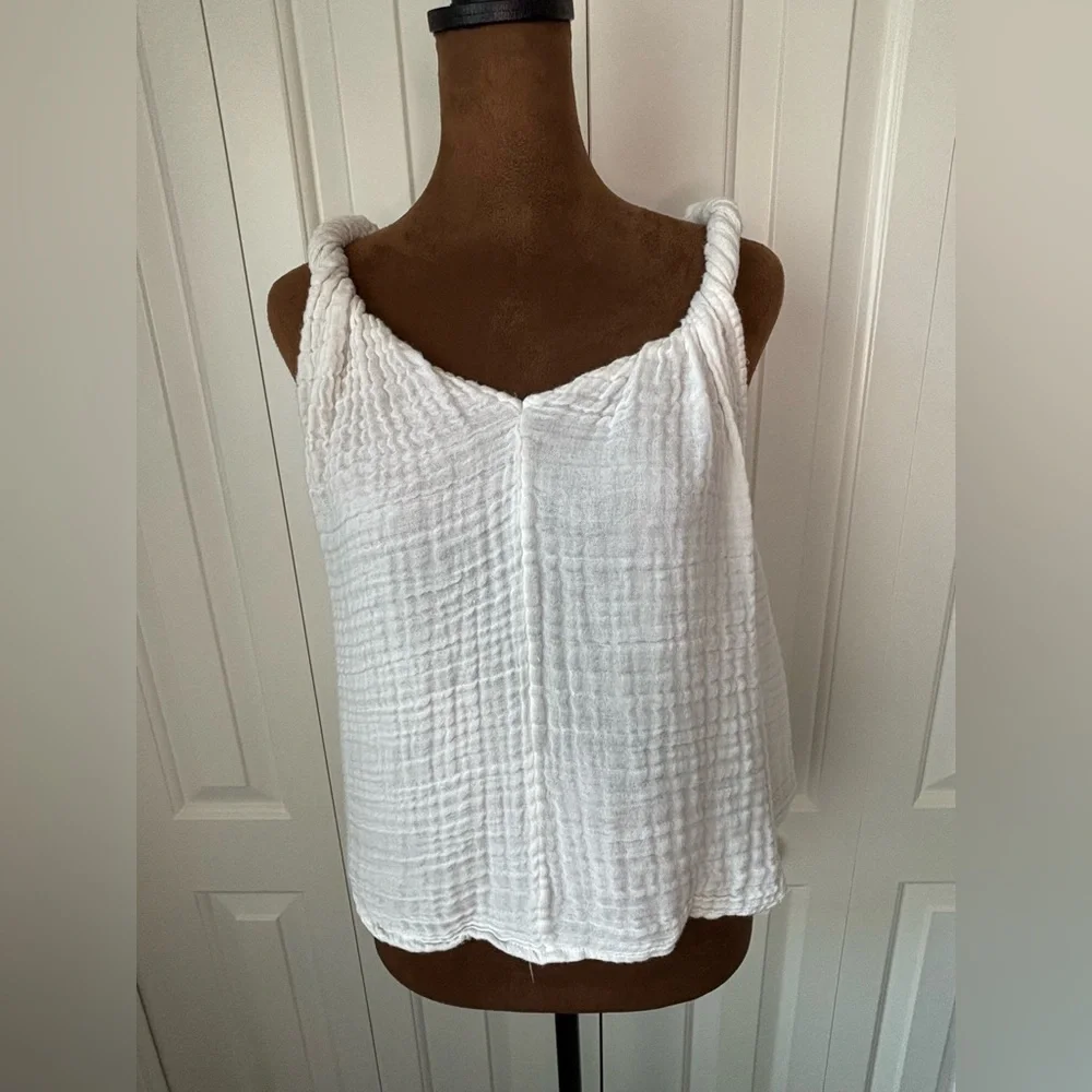 Free People Free-est Massima Reversible Gauze Top, Size Small